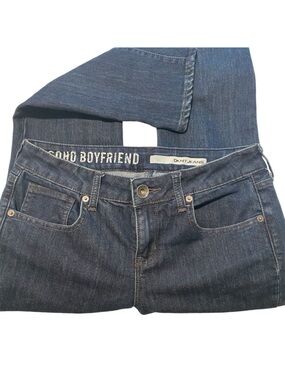DKNY Soho Boyfriend Relaxed Jeans Dark Wash Denim Size 4